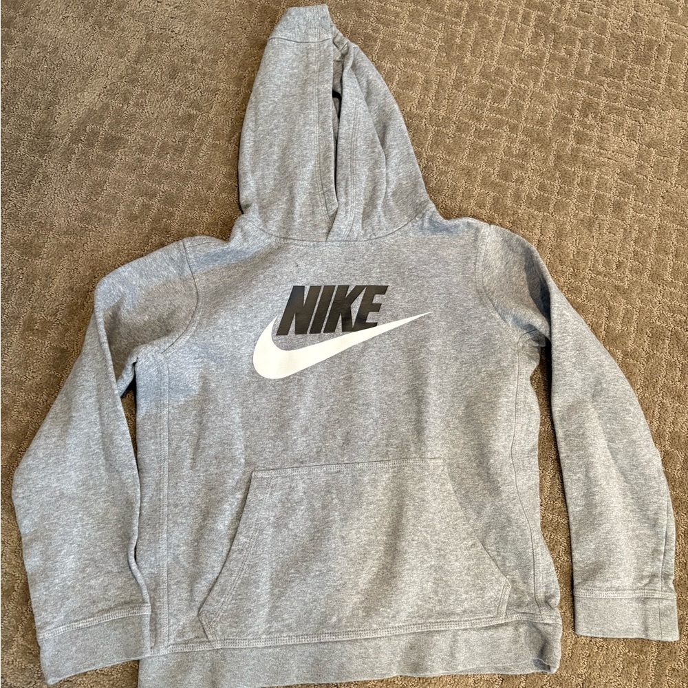 Nike Heather Youth XL Gray Sweatshirt
